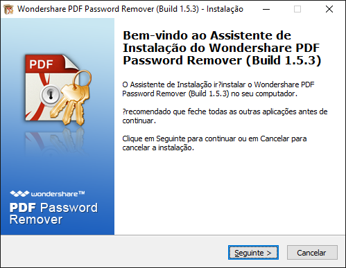 Instalar pdf password remover