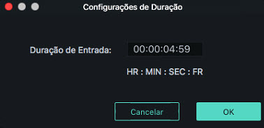 Filmora 9 para Mac duração