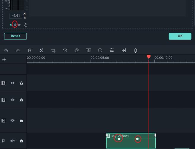 Filmora9 for Mac audio editing