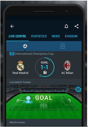  aplicativos para ver jogos de futebol ao vivo-365 Scores