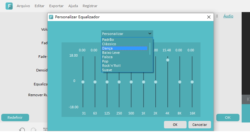 adjust video sound quality