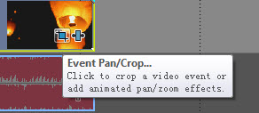 Hit the Event pan/crop button 