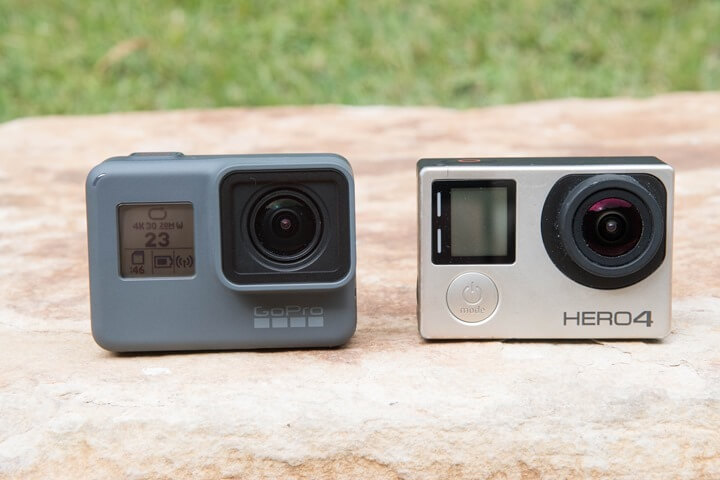 Comparação: GoPro Hero5 Preta vs GoPro Hero4 Prateada