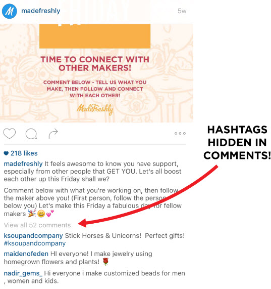 Como Esconder Hashtags no Instagram