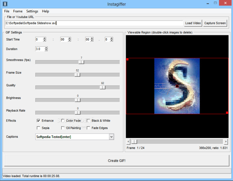 converter mp4 para gif usando instagriffer