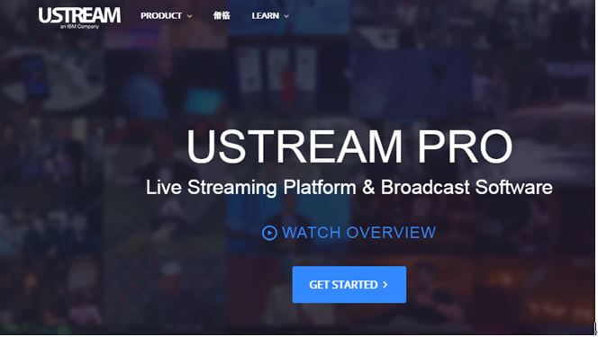  plataforma de live - USTREAM